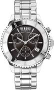 Versus by Versace Miesten kello VSPGN2219 Tokyo Chrono Musta/Teräs