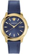 Versace Miesten kello VELQ00319 V Urban Sininen/Nahka Ø42 mm