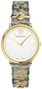 Versace Naisten kello VE8104422 V Circle Valkoinen/Nahka Ø38 mm