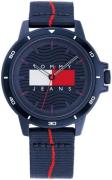 Tommy Hilfiger Miesten kello 1791997 Classic Sininen/Tekstiili Ø42 mm