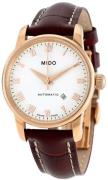 Mido Naisten kello M7600.3.26.8 Baroncelli Valkoinen/Nahka Ø29 mm