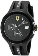 Ferrari Miesten kello 830225 Classic Musta/Kumi Ø46 mm