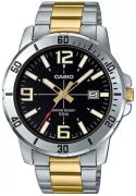 Casio Miesten kello MTP-VD01SG-1BVUDF Classic Musta/Teräs Ø45 mm