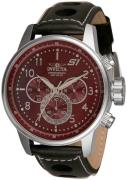 Invicta Miesten kello 30915 S1 Rally Punainen/Nahka Ø46 mm