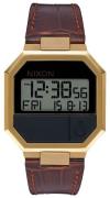 Nixon Miesten kello A944849-00 The Re-Run LCD/Nahka