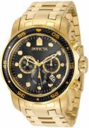 Invicta Miesten kello 35398 Pro Diver Musta/Kullansävytetty teräs