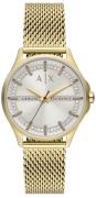 Armani Exchange Naisten kello AX5274 Lady Hampton Hopea/Teräs Ø36 mm