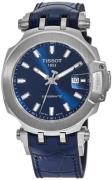 Tissot Miesten kello T115.407.17.041.00 T-Race Sininen/Kumi Ø45 mm