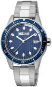 Just Cavalli Miesten kello JC1G179M0075 Classic Sininen/Teräs Ø42 mm