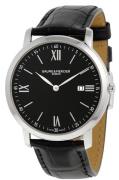 Baume & Mercier Miesten kello MOA10098 CLASSIMA Musta/Nahka Ø39