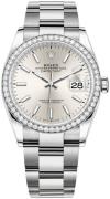 Rolex Naisten kello 126284RBR-0006 Datejust 36 Hopea/Teräs Ø36 mm