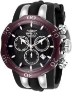 Invicta Miesten kello 26662 Venom Musta/Teräs Ø50 mm