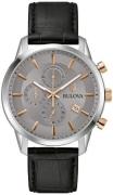 Bulova Miesten kello 98B409 Sutton Harmaa/Nahka Ø41 mm