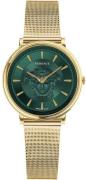 Versace VE8102519 V Circle Vihreä/Kullansävytetty teräs Ø38 mm