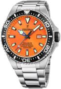 Festina Miesten kello F20663-4 Diver Oranssi/Teräs Ø45.7 mm