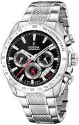 Festina Miesten kello F20668-4 Timeless Musta/Teräs Ø44.5 mm