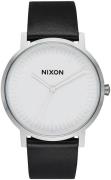 Nixon Miesten kello A1058-2855-00 The Porter Valkoinen/Nahka Ø40 mm