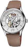 Oris Miesten kello 01 734 7721 4051-07 5 21 32FC Culture Hopea/Nahka