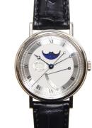 Breguet Miesten kello 7787BB-12-9V6 Classique Hopea/Nahka Ø39 mm