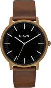 Nixon The Porter Miesten kello A1058-3053-00 Musta/Nahka Ø40 mm