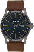 Nixon 99999 Miesten kello A105-2984-00 Sininen/Nahka Ø42 mm