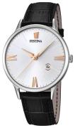 Festina 99999 Miesten kello F16824-2 Valkoinen/Nahka Ø41 mm