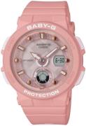 Casio Baby-G Naisten kello BGA-250-4AER Pinkki/Muovi Ø41 mm