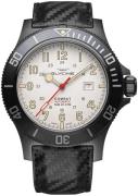 Glycine Combat Miesten kello GL0190 Hopea/Nahka Ø48 mm