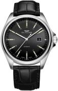 Glycine Combat Miesten kello GL0109 Musta/Nahka Ø43 mm