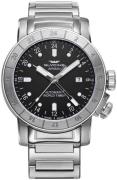 Glycine Airman Miesten kello GL0154 Harmaa/Teräs Ø44 mm