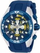 Invicta 99999 Miesten kello 30322 Sininen/Kumi Ø48 mm