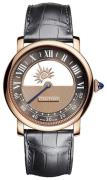 Cartier Rotonde De Cartier Miesten kello WHRO0042 Ruskea/Nahka Ø40 mm