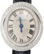 Cartier Hypnose Naisten kello WJHY0005 Hopea/Nahka Ø33.3 mm