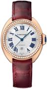 Cartier Cle De Cartier Naisten kello WJCL0047 Hopea/Nahka Ø31 mm