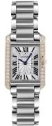 Cartier Tank Anglaise Naisten kello W3TA0003 Hopea/Teräs