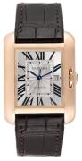 Cartier Tank Anglaise Naisten kello W5310005 Hopea/Nahka