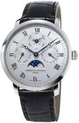 Frederique Constant Slimline Miesten kello FC-775MC4S6 Hopea/Nahka