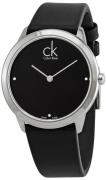 Calvin Klein Minimal Naisten kello K3M221CS Musta/Nahka Ø35 mm