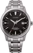 Citizen Radio Controlled Miesten kello CB0190-84E Musta/Titaani Ø43