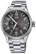 Oris Aviation Miesten kello 01 748 7710 4063-07 8 22 19 Harmaa/Teräs