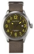 Nautica Dress Miesten kello NAI12525G Vihreä/Teräs Ø46 mm