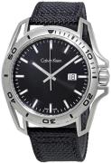 Calvin Klein Earth Miesten kello K5Y31TB1 Musta/Nahka Ø44 mm