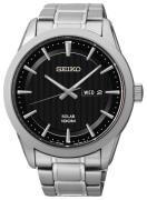 Seiko Solar Miesten kello SNE363P1 Musta/Teräs Ø43 mm