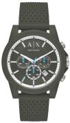 Armani Exchange Outerbanks Miesten kello AX1346 Vihreä/Kumi Ø44 mm