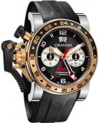 Graham Chronofighter Oversize Miesten kello 2OVGG.B21A Musta/Kumi