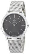 Calvin Klein Miesten kello K3M21124 Minimal Harmaa/Teräs Ø40 mm