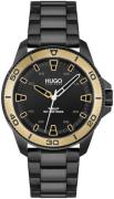 Hugo Boss Miesten kello 1530225 Street Diver Musta/Teräs Ø44 mm