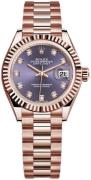 Rolex Naisten kello 279175-0019 Lady-Datejust 28 Violetti/18K