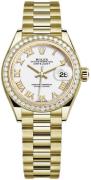 Rolex Naisten kello 279138RBR-0031 Lady-Datejust 28 Valkoinen/18K