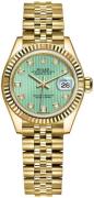 Rolex Naisten kello 279178-0027 Lady-Datejust 28 Vihreä/18K